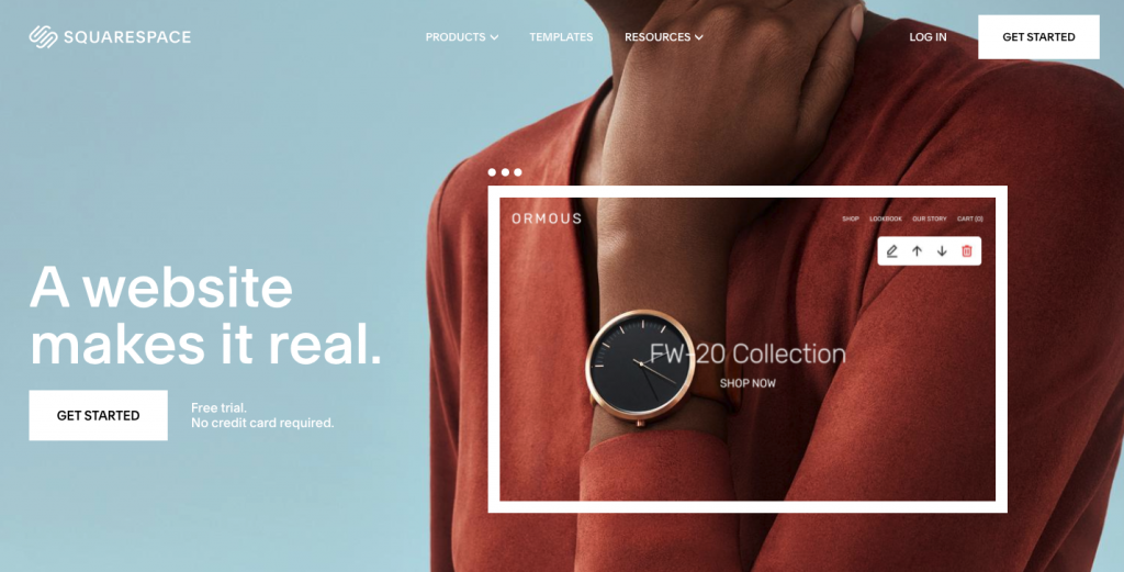 เว็บสำเร็จรูป - squarespace.com