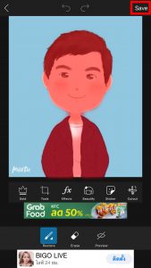 การใช้ PicsArt